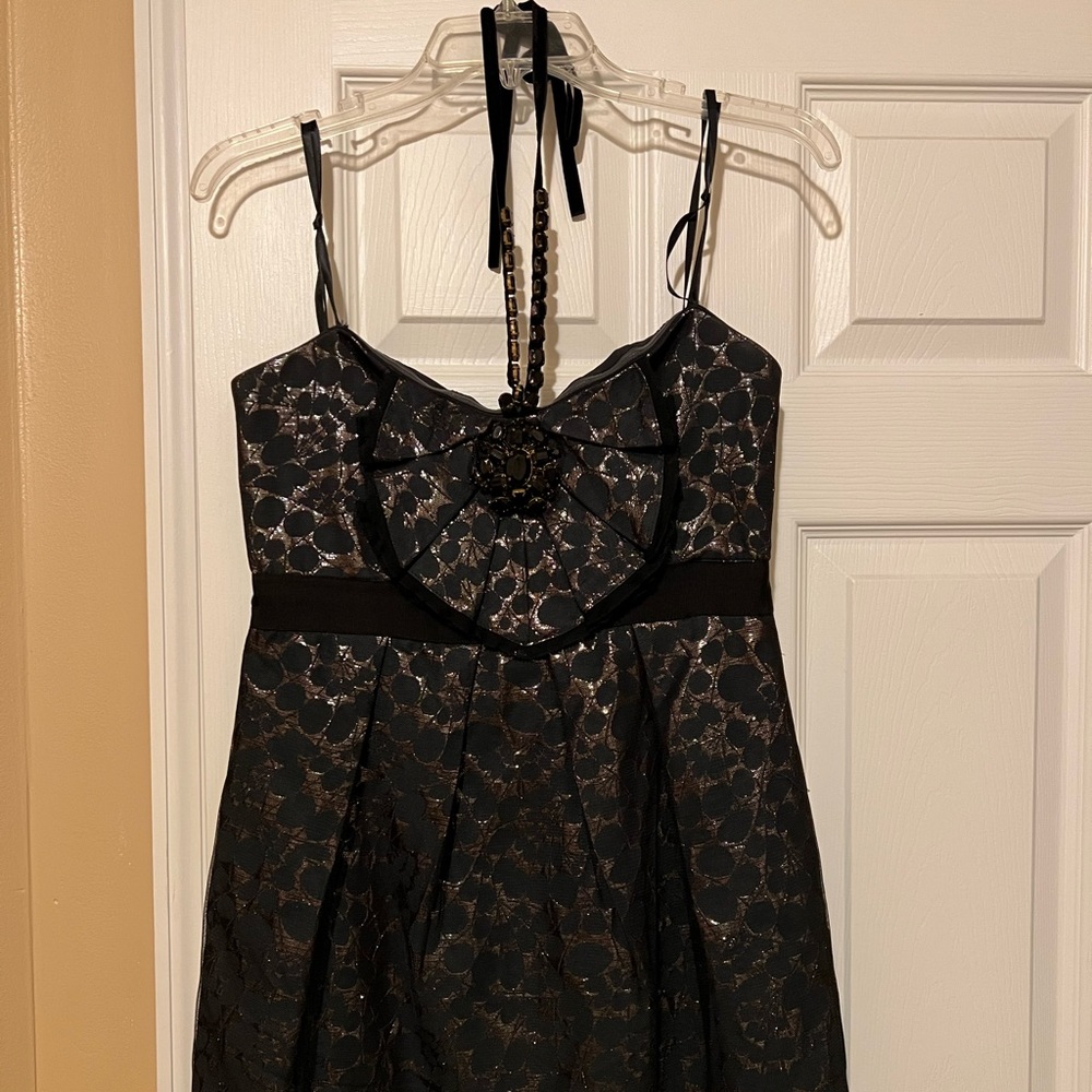 BCBGMAXAZARIA Halter Cocktail Dress